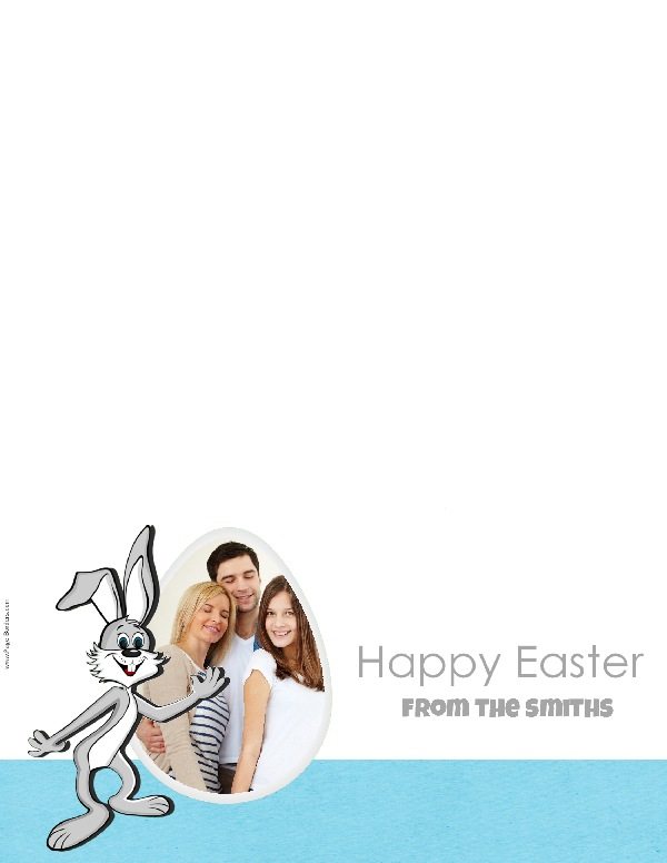 custom stationery with a rabbit