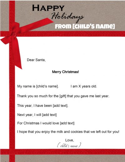 Letters to Santa