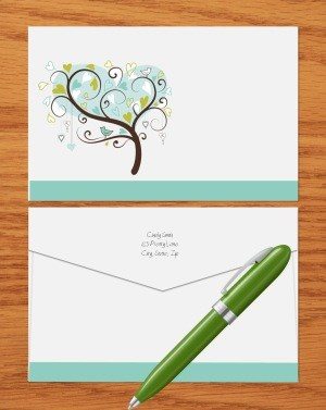 free envelope template customize online print at home