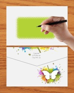 free envelope template customize online print at home