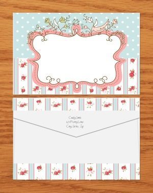 pretty envelope template