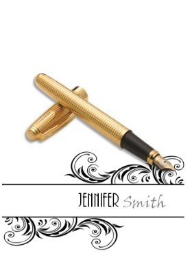 black and white custom stationary for men