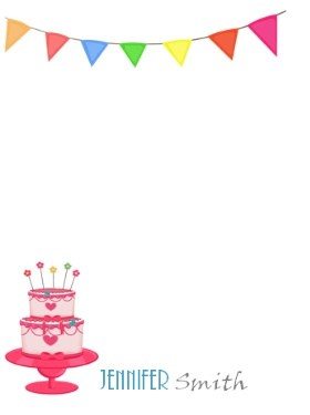 personalized birthday note card