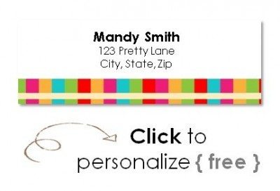 Address labels different last names