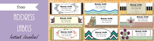 return address labels