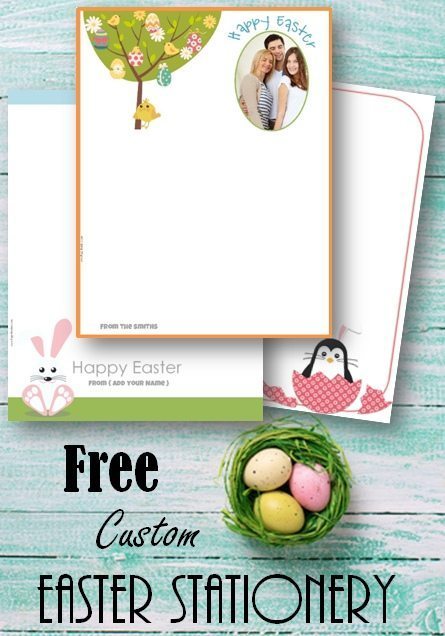 free-custom-easter-stationery