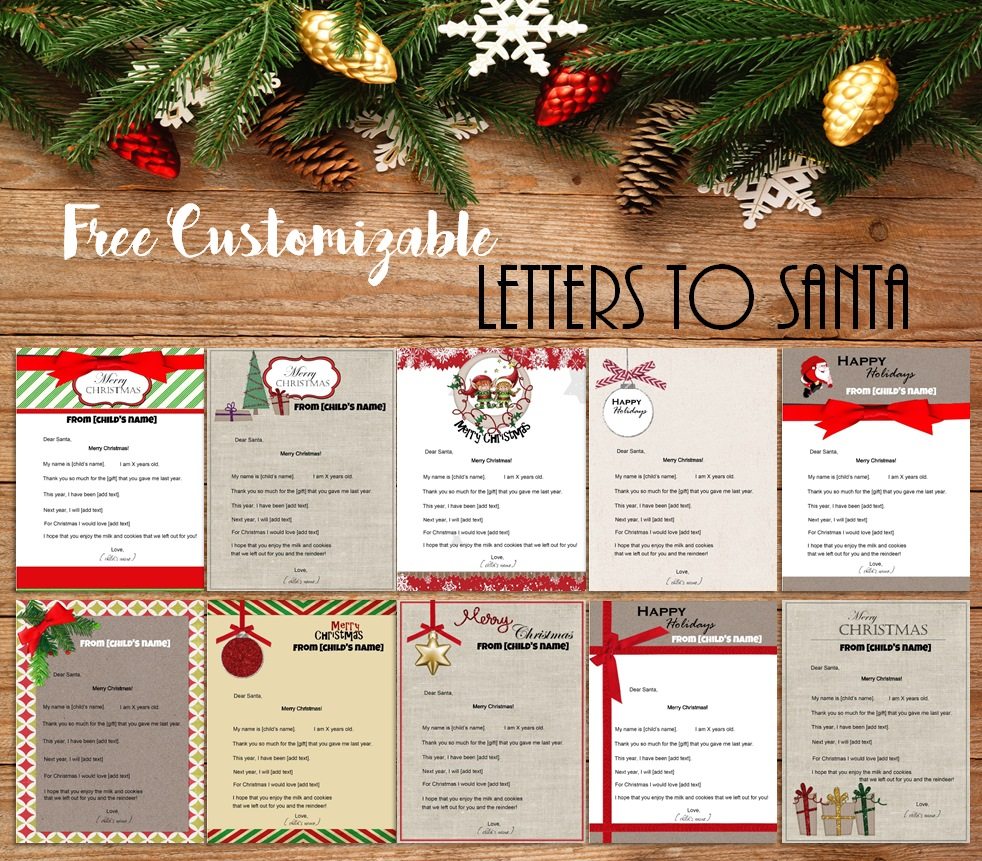 Free Letter To Santa
