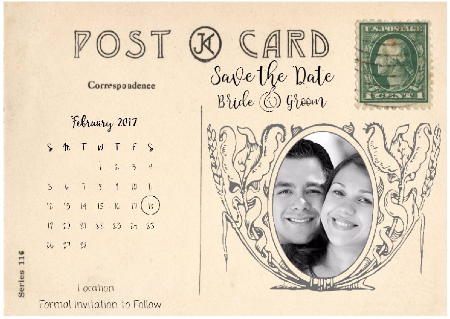 vintage-save-the-date-postcards-free-customize-online